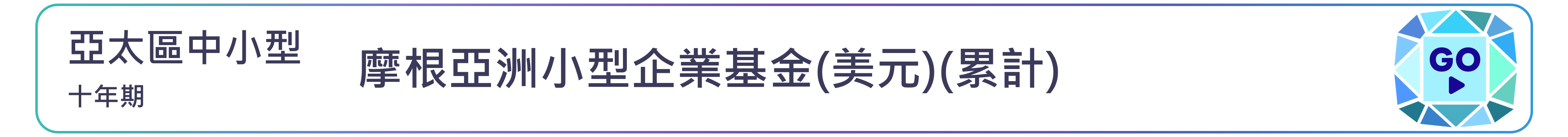 摩根亞洲小型企業基金(美元)(累計)